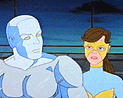Iceman and Lightwave in Spider-Man and His Amazing Friends.