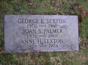 English: Grave of Anne Sexton, located at Forest Hills Cemetery in Jamaica Plain, Massachusetts.
