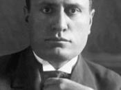 A young Mussolini in his early years in power.