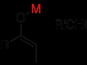 Aldol reaction, highlighting the fate of the metal used to generate the enolate