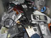 English: Mobile phone scrap, old decomissioned mobile phones, defective mobile phones