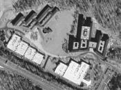 English: Aerial view of the Becton Dickinson headquarters in Franklin Lakes, New Jersey.