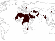 This is a map of current autocracies in the world (as of January 2007), using information from the English Wikipedia. An autocracy is defined as a country where one individual holds overwhelming or absolute political power (as opposed to a collective ruli
