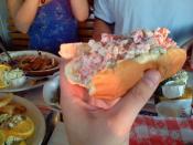 English: A lobster roll