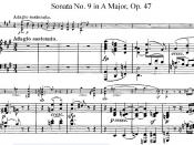 Scan from old edition fo Beethoven Kreutzer Sonata for violin & piano