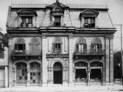 Montréal 1900. Rue Cathcart, angle ave. Union.