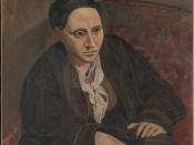 Portrait of Gertrude Stein, 1906, Metropolitan Museum of Art, New York City. When someone commented that Stein did not look like her portrait, Picasso replied, 