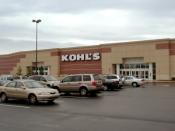 English: The exterior of a typical Kohl's department store in Northeast Columbia.