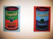 Campbell's Soup Cans by Andy Warhol, 1965. Displayed in Milwaukee Art Museum in Milwaukee, WI.