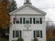 English: Alford Town Hall - Susan Smith Andersen Library, Alford Massachusetts, October 2009