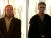 Ewan McGregor (left) as Obi-Wan Kenobi and Hayden Christensen (right) as Anakin Skywalker in Attack of the Clones.
