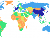 Imports by country map
