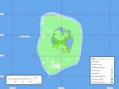 Map of Mitiaro Island, Cook Islands