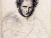 Anne-Louis Girodet, self-portrait (1824), drawing in pencil and conté crayon, Musée des Beaux-Arts, Orléans, France.