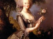 English: Queen Marie Antoinette of France, daughter of Empress Maria Theresa of Austria and Holy Roman Emperor Francis I, wife of King Louis XVI of France, 1783, Versailles