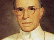 Pope Pius XII called Pastor Angelicus, was the most Marian Pope in Church history. Bäumer, Marienlexikon
