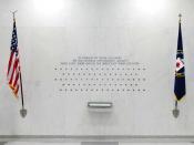 English: The CIA Memorial Wall at CIA headquarters, located in the Old Headquarters Building in Langley, Virginia, United States. It contains 102 (83 when picture was taken) stars, representing the deaths of 102 CIA officers. The names of 63 are revealed 
