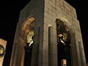 World War II Memorial - Pacific arch 01 - 2011