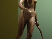 Diana. Bronze, 1790. Background removed