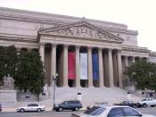 The National Archives building in Washington, DC