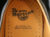 Inside of post-2003 Doc Martens. This pair was made in Thailand.