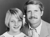 Publicity photo of Jodie Foster and Christopher Connelly from the television program Paper Moon.
