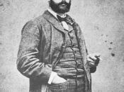 A 1882 photograph of Alfred Sisley (1839–1899), Impressionist painter.