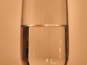 Is the glass half empty or half full? The pessimist would pick half empty, while the optimist would choose half full.