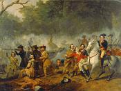 English: George Washington during the French and Indian War. עברית: לויטננט קולונל ג'ורג' וושינגטון. 日本語: フレンチ・インディアン戦争でのジョージ・ワシントン.