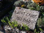 Albert Camus' tombstone in Lourmarin