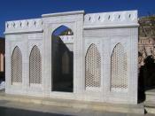 Babur's tomb in the Bāgh-e Bābur in Kabul, Afghanistan