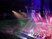 Classical Spectacular used ordinary stage lighting plus special laser effects