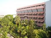 A part of Civil Engineering Building of BUET can be seen here. The photo was shot from 4th floor of BUET's EME Building.