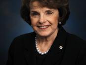 Dianne Feinstein, member of the United States Senate.