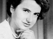 Rosalind Franklin used X-ray crystallography to help visualize the structure of DNA.