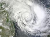 Tropical Cyclone Funso (08S) over the Mozambique Channel