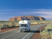 Driving - Lasseter Highway to Uluru-Kata Tjuta National Park