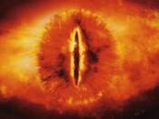 The Eye of Sauron as portrayed in Peter Jackson's Lord of the Rings movie trilogy as Sauron's form in the Third Age.