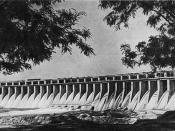 The DneproGES, one of many hydroelectric power stations in the Soviet Union
