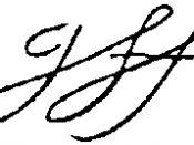 Signature of Society of Friends founder George Fox