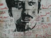Palestinian graffiti tribute