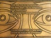 Lucille Clifton plaque