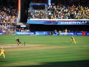 A photo of a match between Chennai SuperKings and Kolkata Knightriders during the DLF IPL T20 tournament