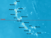 Position of Gilbert Islands