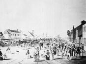 Sturt leaving Adelaide in 1844