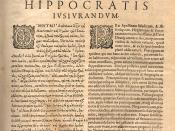 The Hippocratic Oath in Greek and Latin published in Frankfurt in 1595 in Apud Andreae Wecheli heredes by Claudium Marnium, & Ioan. Aubrium