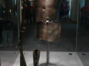English: Ned Kelly armour, located at the State Library of Victoria, Melbourne, Australia, www.slv.vic.gov.au