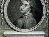 Portrait of John Gay from Samuel Johnson's Lives of the English Poets, the 1779 edition. Gay's gentle satire was a contrast with the harsher Pope and Swift.