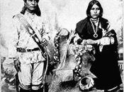 Laguna Man and Woman in Traditional Dress