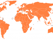 Map of WIPO members ()